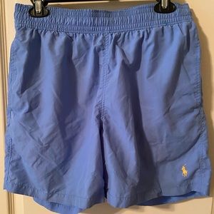 Light Blue Polo Ralph Lauren Swim Trunks size Medium